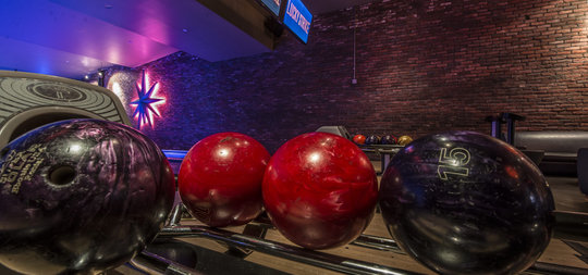 Bowling Balls at Lucky Strike